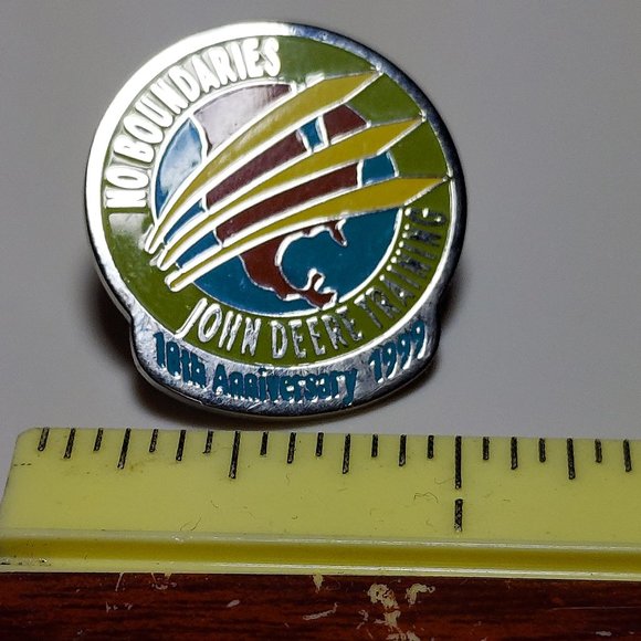 No Boundaries Employee Training Lapel Hat Pin Vtg 1999 - Picture 5 of 7